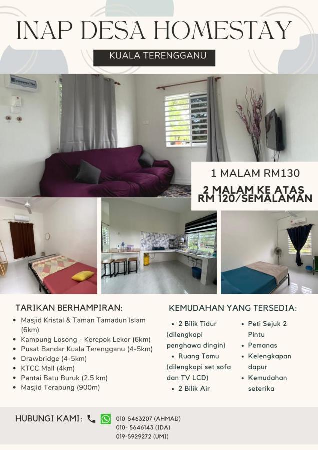 Inap desa homestay batu buruk Kuala Terengganu Bagian luar foto